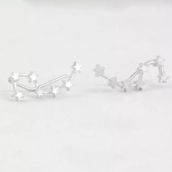 Little Dipper Constellation Ear Climber Earrings - Picture 4 of 6